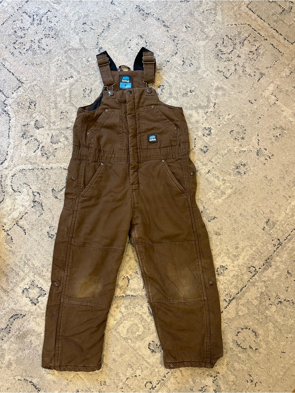 Berne Youth Softstone Insulated Bib Overall
